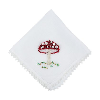 Red Mushroom Handkerchief