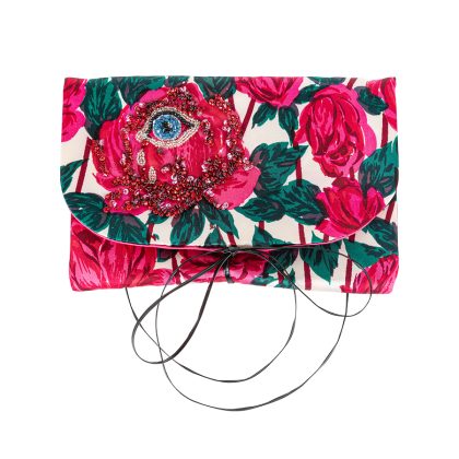 Rose Pink Crying Eye Pouch