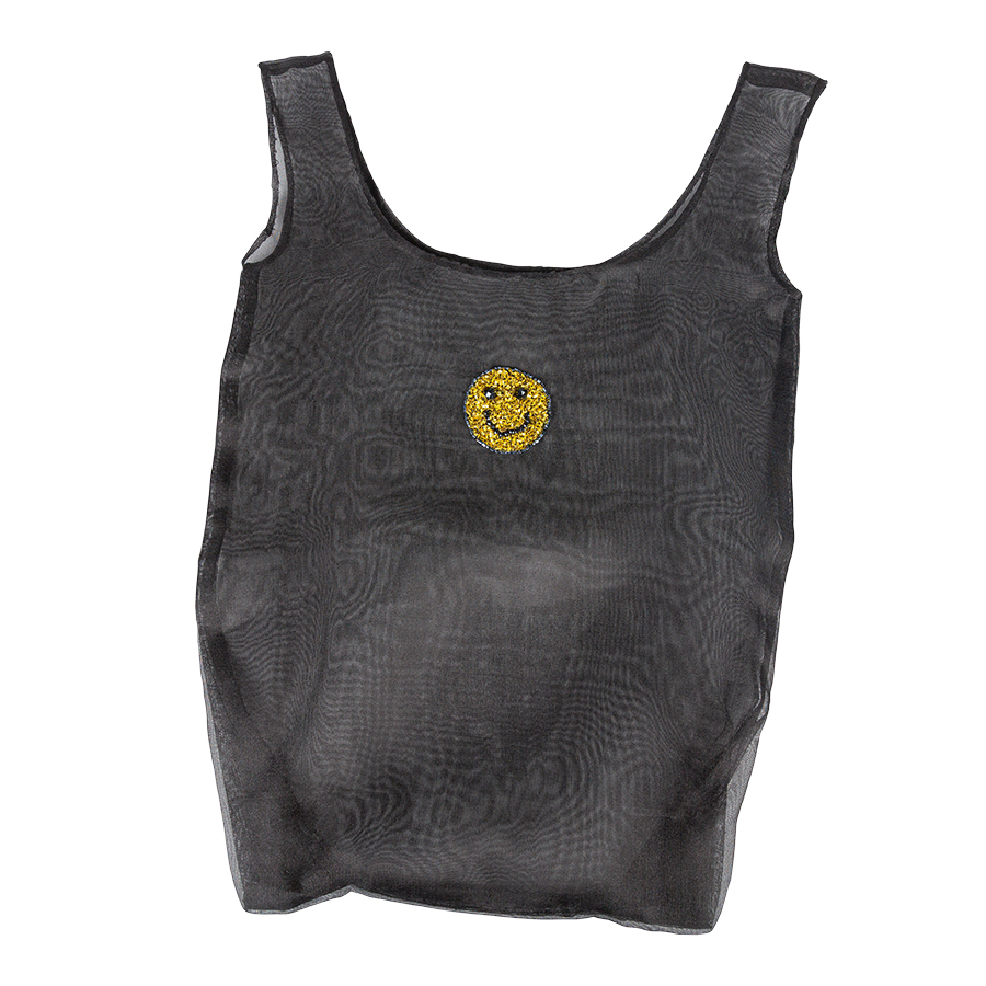 Smiley Face Shopper Bag