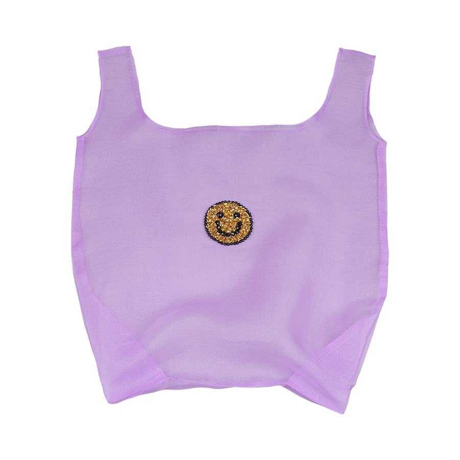 Smiley Face Shopper Bag